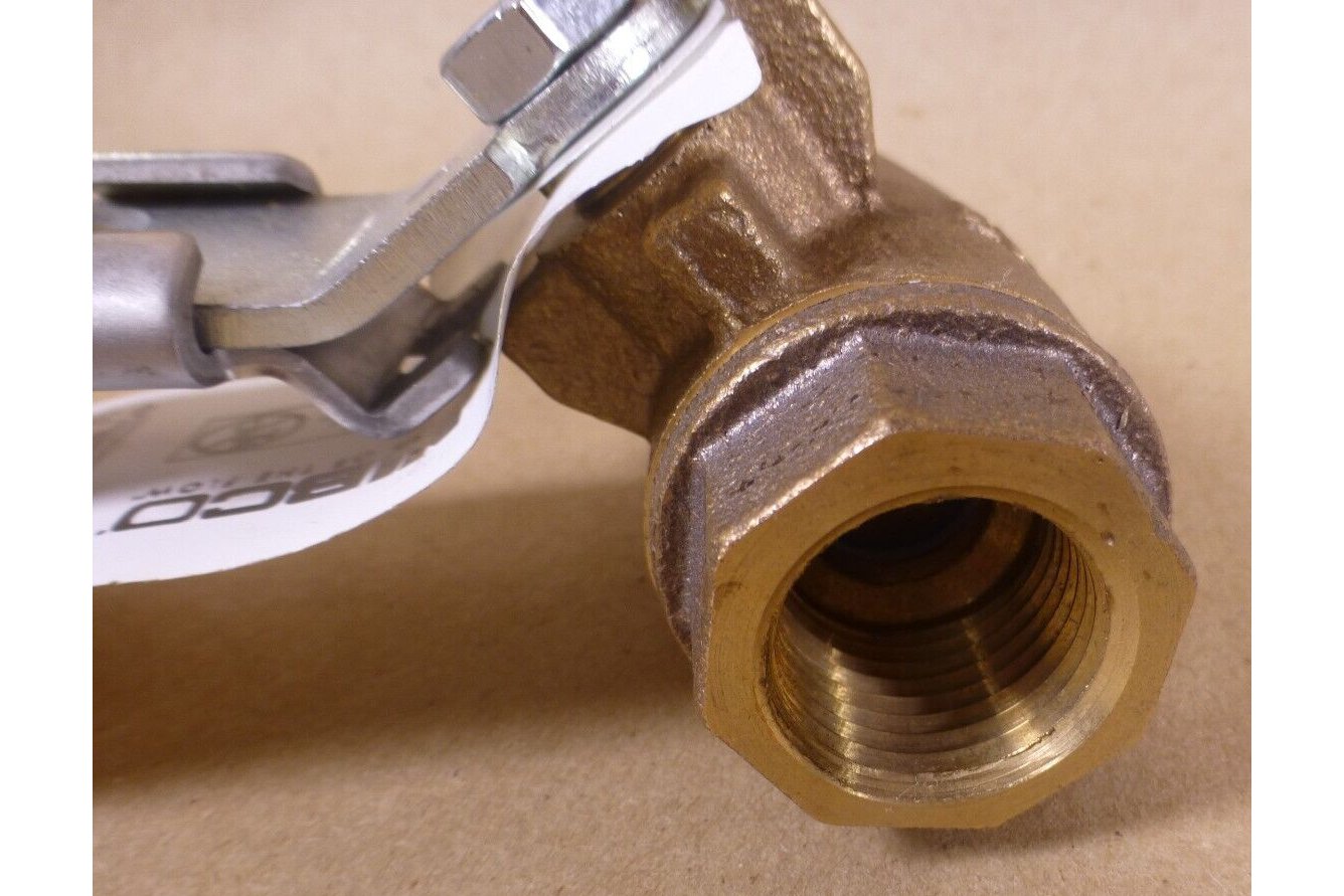 (10x) Nibco T-585-70-66-LL Bronze Full Port 1/2" FNTP Locking Lever Ball Valve | Industrial MRO Replacement Parts, Manufacturing Machine Parts & Components, Heavy Equipment Parts Supplier