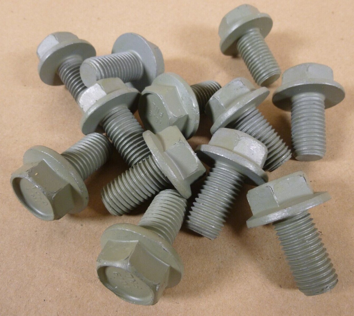 (12 Pack) M16-2.0x30mm Grade 10.9 Hex Head Flange Bolts Heavy Duty | Industrial Replacement Nuts & Bolts Distributor and Machinery Screws & Fasteners Supply