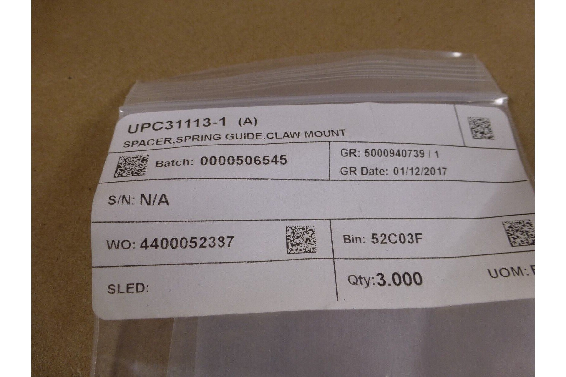 (12x) UPC3113-1 Claw Mount Spring Guide Spacer | Industrial Replacement Nuts & Bolts Distributor and Machinery Screws & Fasteners Supply