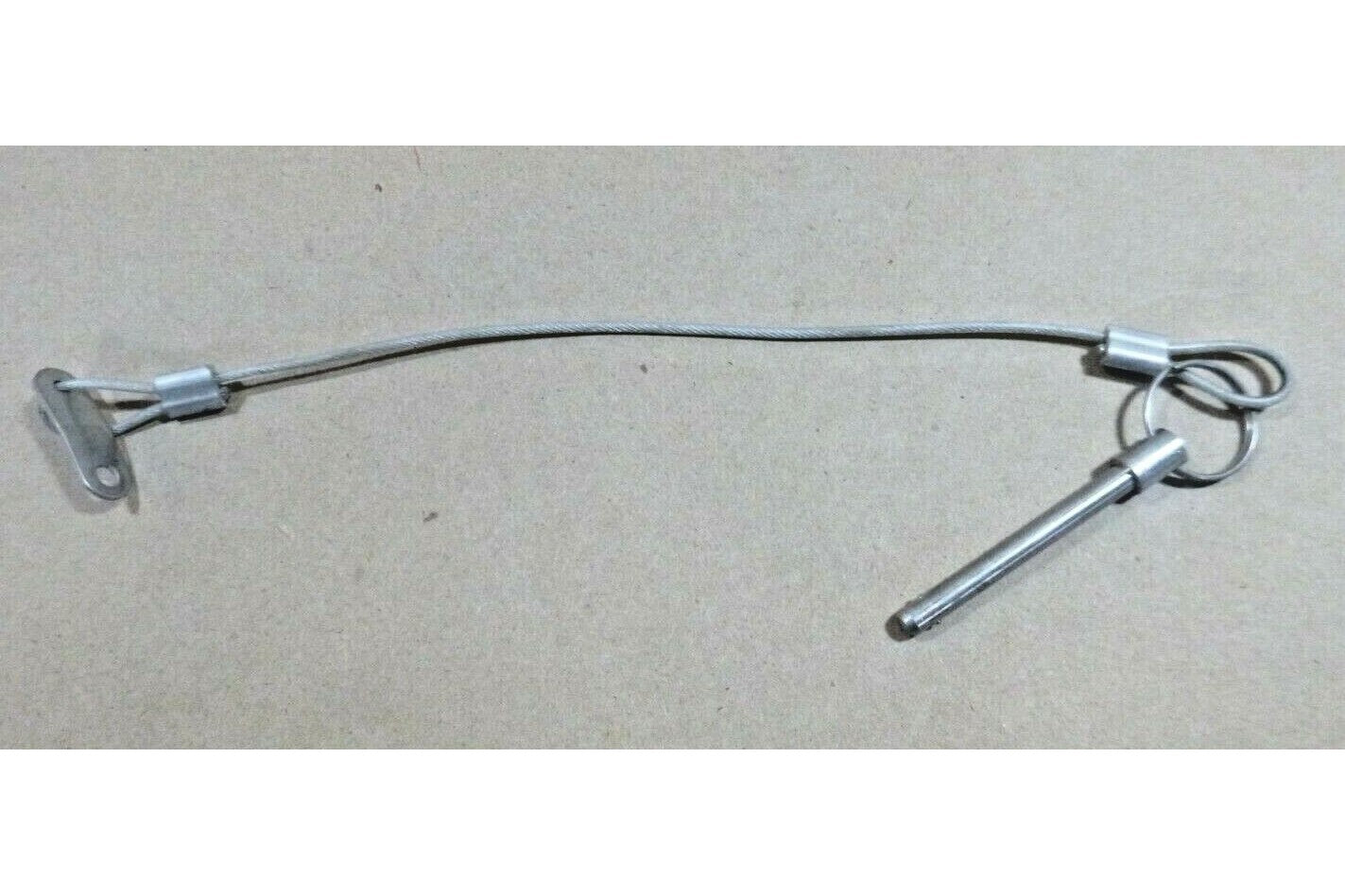 1/4" X 2" GRIP LENGTH STAINLESS JERGENS BALL LOCK QUICK RELEASE PIN w/ LANYARD | Industrial Replacement Nuts & Bolts Distributor and Machinery Screws & Fasteners Supply
