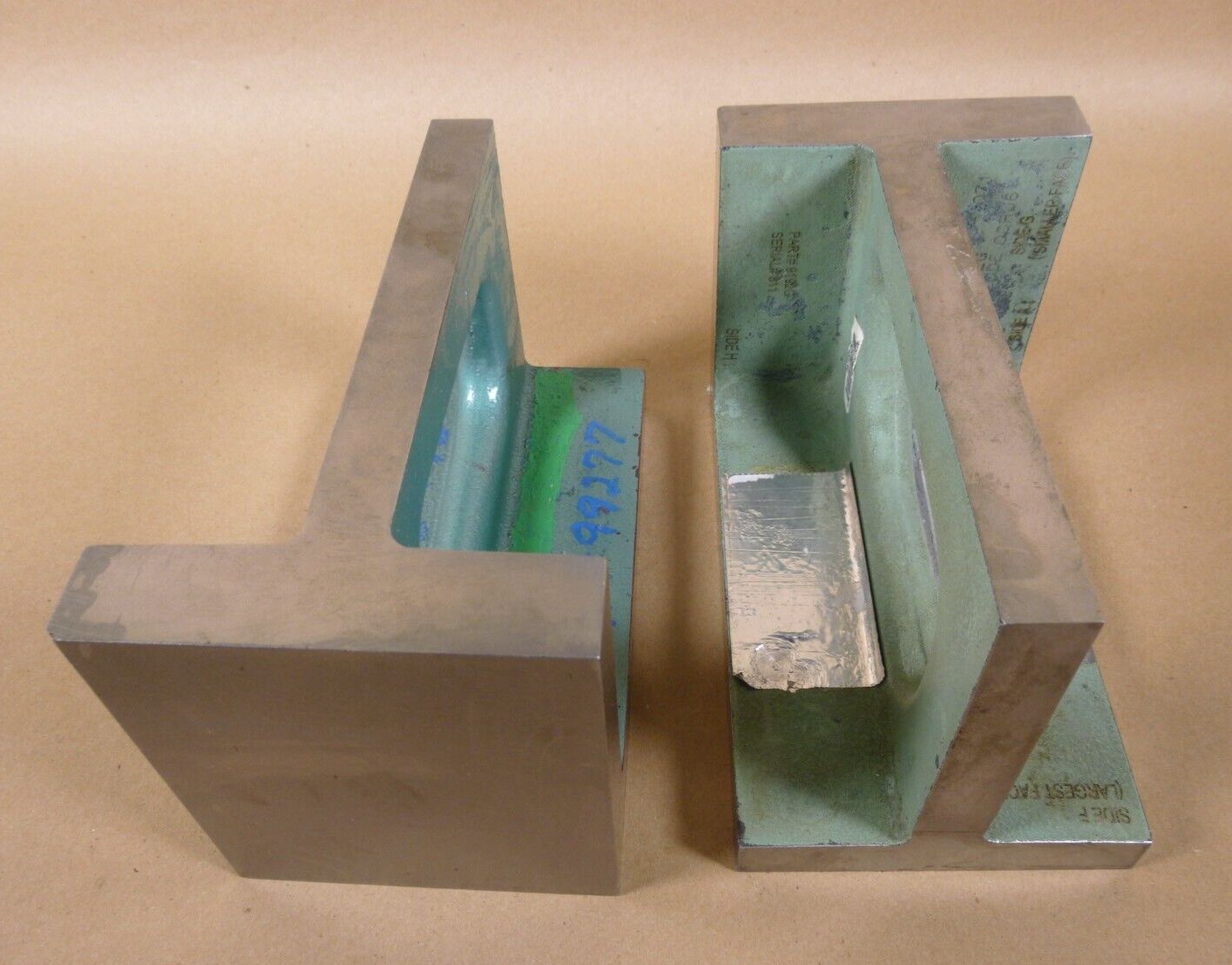 (2x) 9192-G Universal Angle Iron , 5" x 4-1/2" x 8" , Ground Finish | Industrial MRO Tools and Replacement Industrial Equipment Components