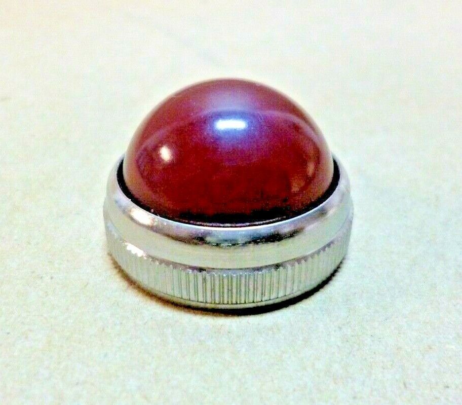 2x RED DOME PANEL LIGHT LENS , DIALIGHT 080-1211-303, 1.15" Diameter | Electrical MRO Replacement Parts & Components and Commercial Electrical Supplies Company