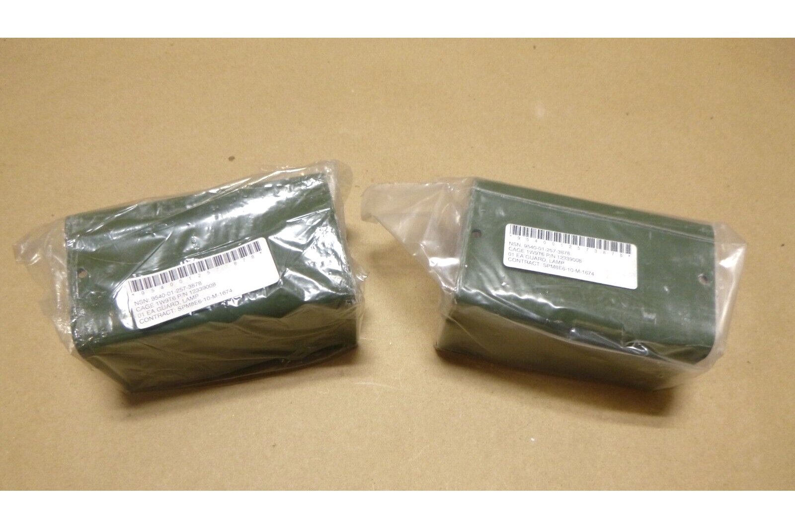 2x USGI M998 Humvee Tail Light Guard 12339008, 5588747, 9540-01-257-3878 | Genuine HMMWV Replacement Parts and Military Surplus Humvee Parts & Accessories