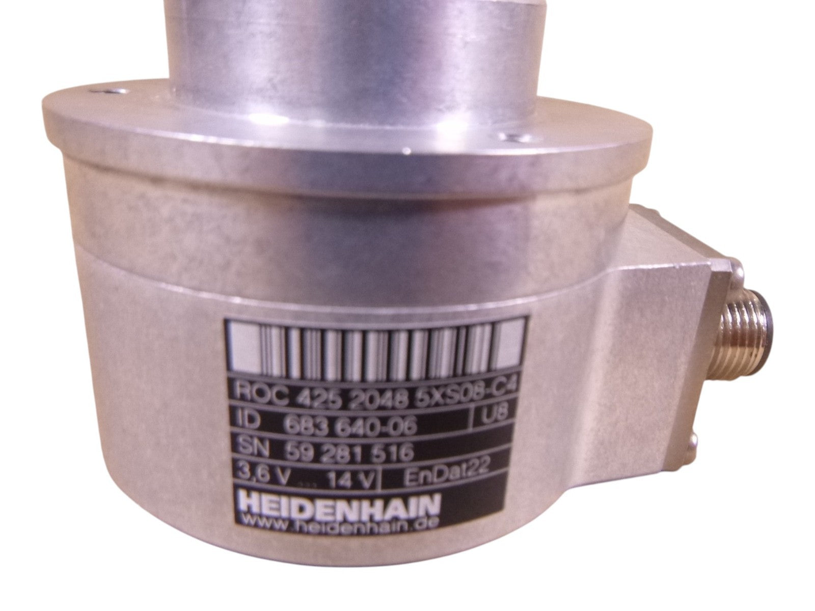Untested ROC 425 2048 5XS08-C4 Heidenhain Rotary Encoder, 683 640-06 | Industrial Electric Motors, Pumps & Parts