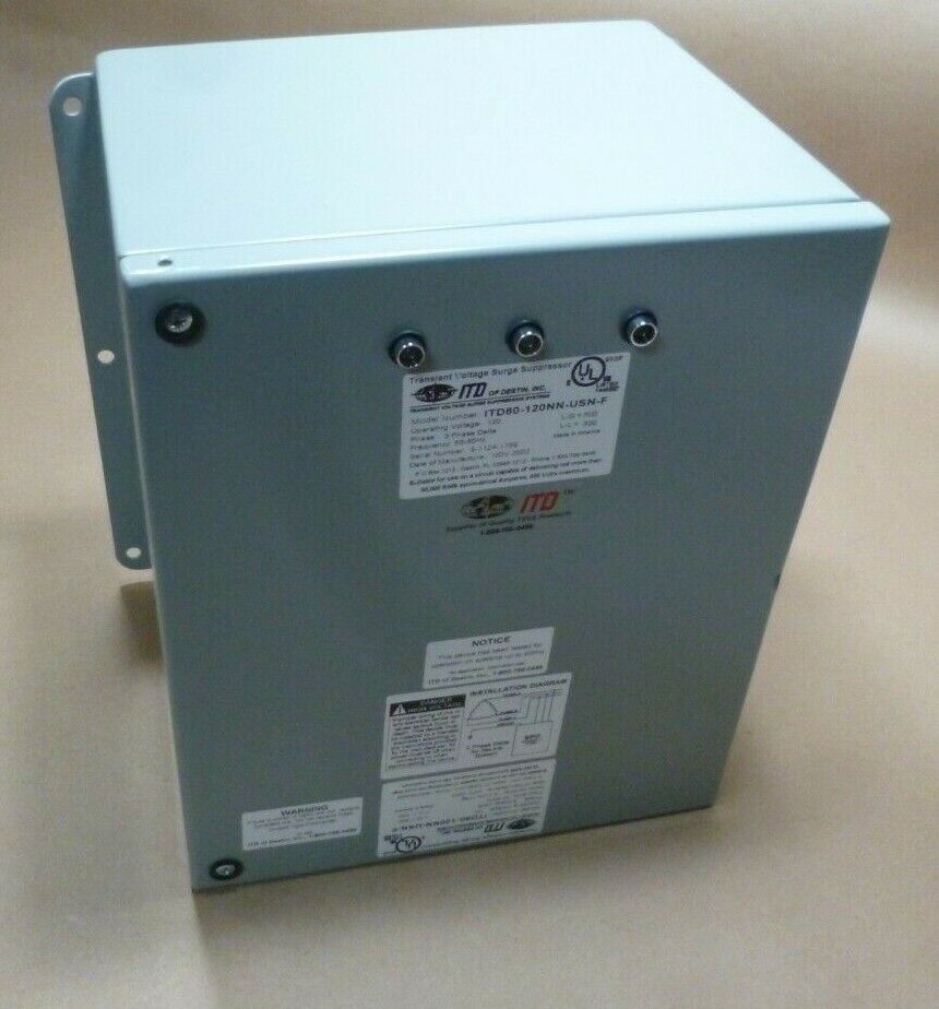 TRANSIENT VOLTAGE SURGE SUPPRESSOR 120V 3 PHASE DELTA, 50K RMS AMPS, 480V MAX | Electrical MRO Replacement Parts & Components and Commercial Electrical Supplies Company