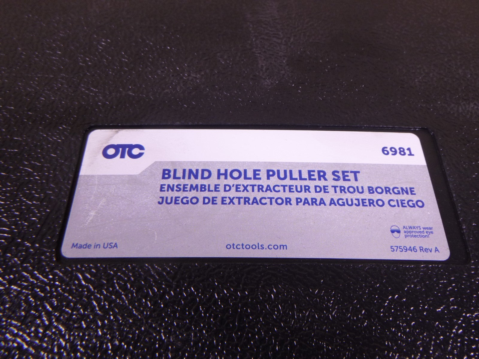 USED OTC 6981 Blind Hole Puller Set (Made In USA) *Missing 1 Piece* | Industrial MRO Tools and Replacement Industrial Equipment Components