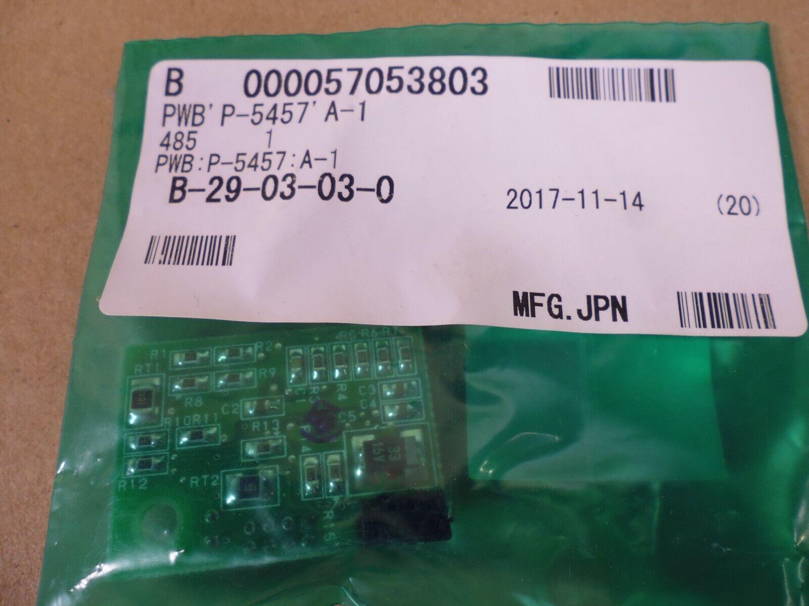 NEW Ishida P-5457A Communication Board PCB RS-485 | Electrical MRO Replacement Parts & Components and Commercial Electrical Supplies Company