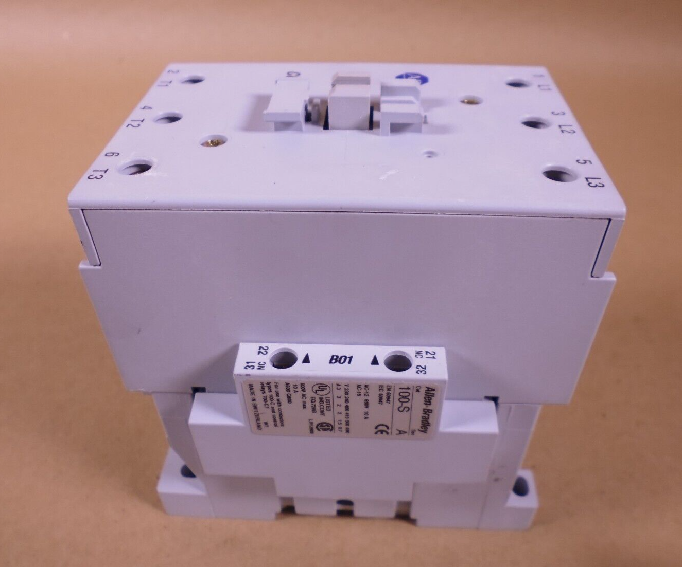 Allen Bradley 100-C60J01 Contactor 24V, 60HZ , 3 Pole, 1 N.C. Aux Cont, Ser B | Electrical MRO Replacement Parts & Components and Commercial Electrical Supplies Company
