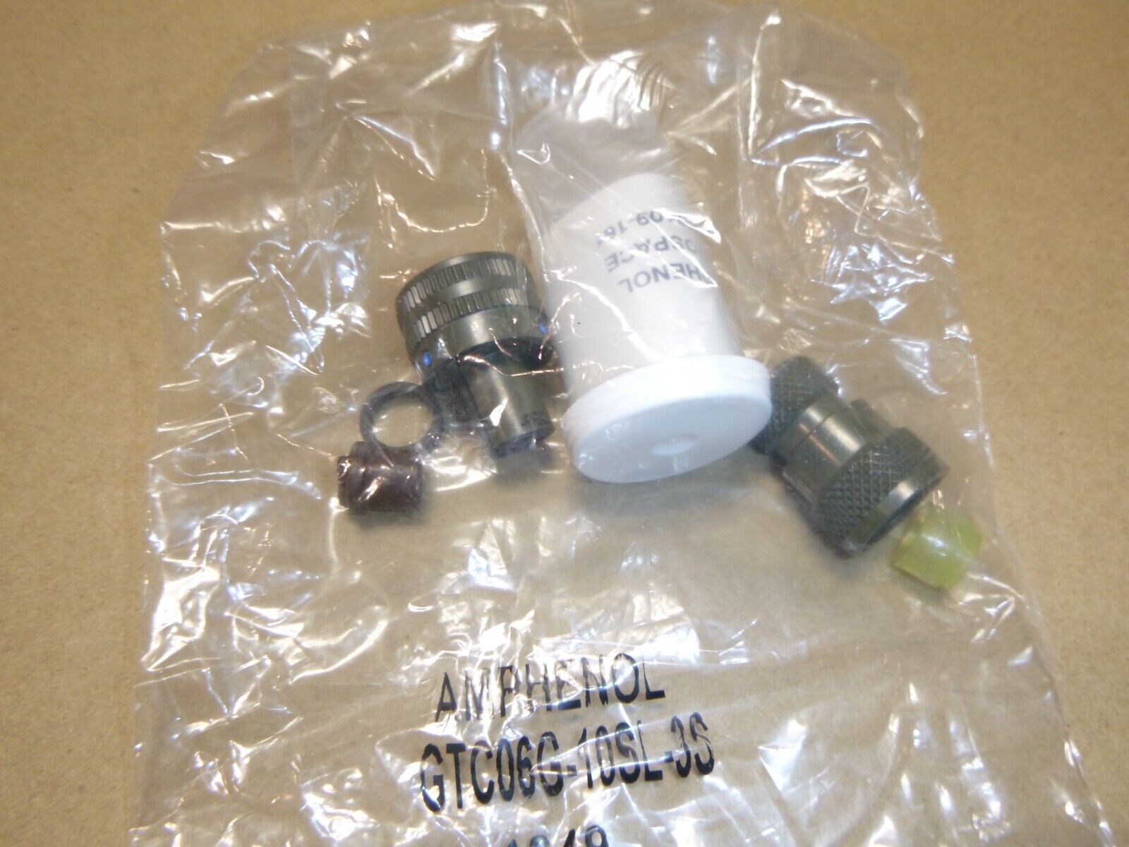 USGI Amphenol Circular Mil Connector GTC06G2-10LS-3S, CIR06G2-10SL-3S-F80 | Electrical MRO Replacement Parts & Components and Commercial Electrical Supplies Company
