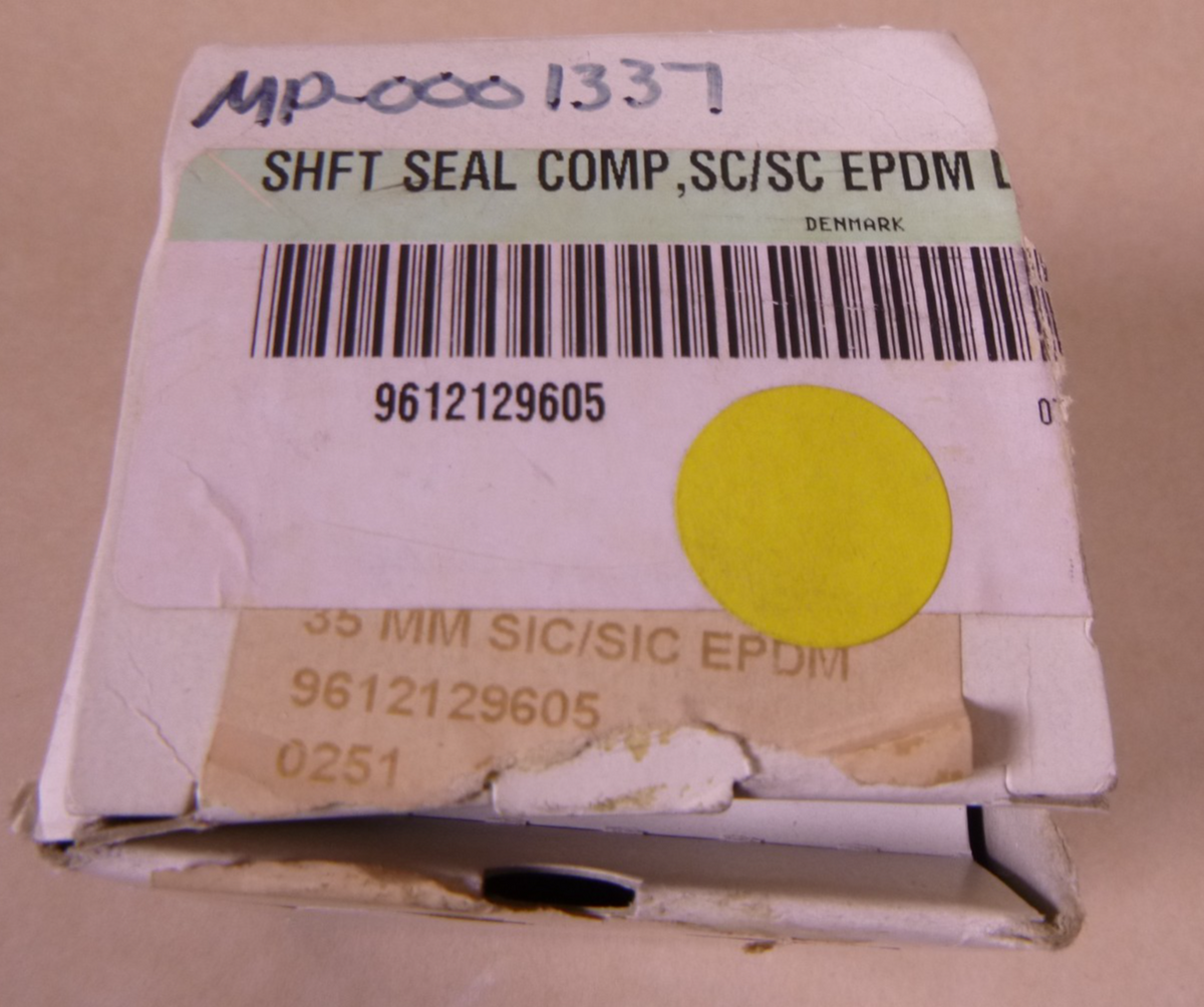 OEM Alfa Laval 9612129605 Shaft Seal SC/SC Single For LKH Pump