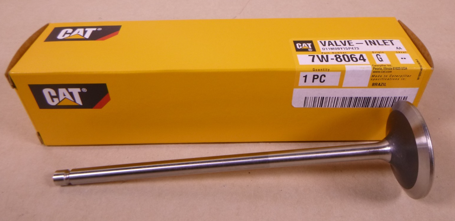 OEM CAT Caterpillar 7W-8064 Inlet Valve 47mm For 3114 3116 Engine Genuine