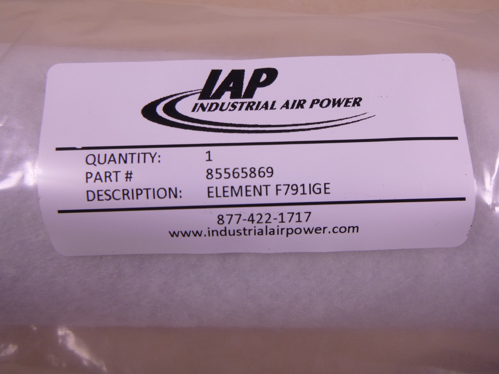 Filter 85565869 for Ingersoll Rand Air Compressor F791IGE