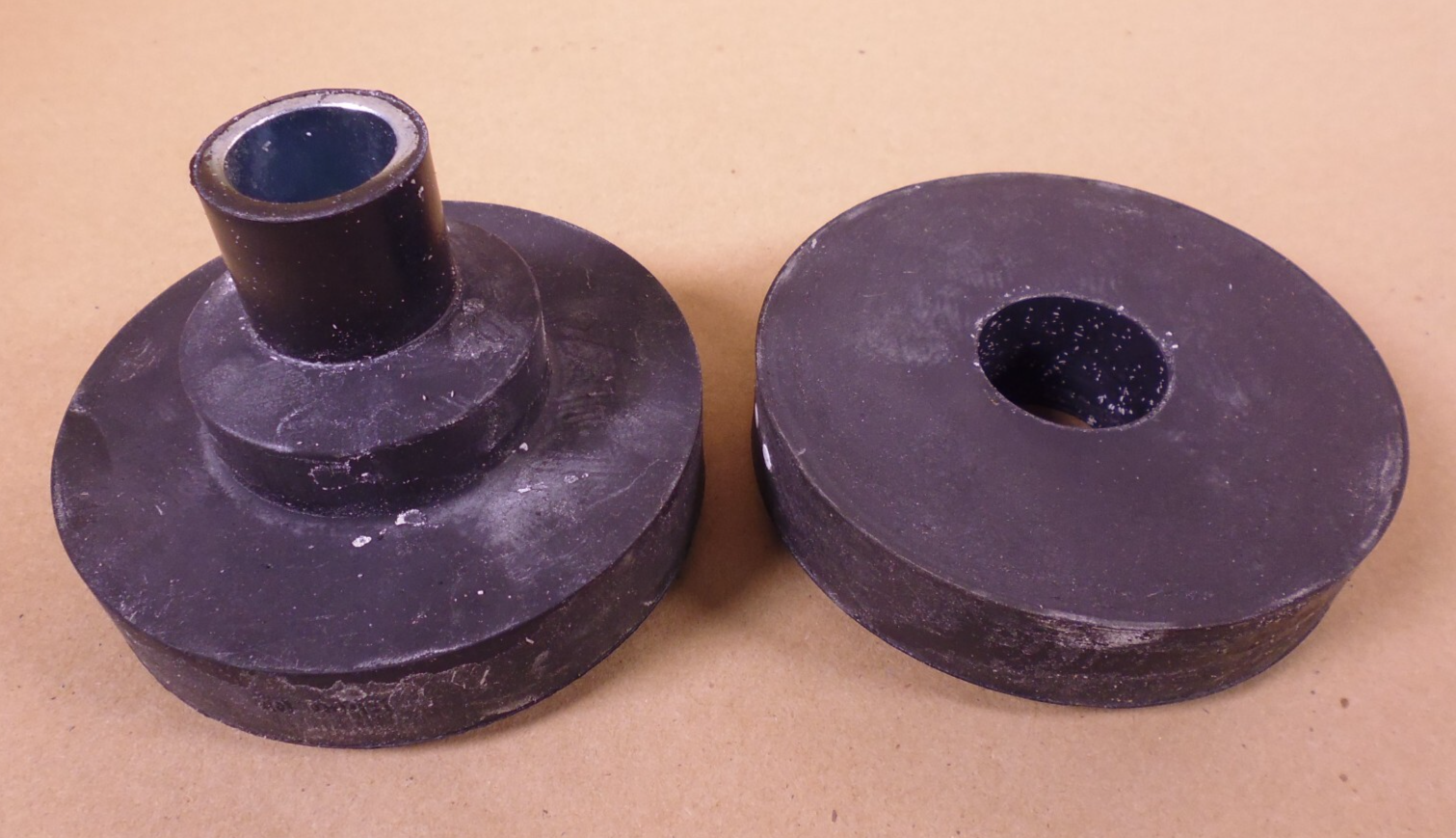 Ebco Two-Piece Vibration Control Rubber Mount 1" Bolt Size, Fits Lord CB-2205-9 | Industrial MRO Replacement Parts, Manufacturing Machine Parts & Components, Heavy Equipment Parts Supplier