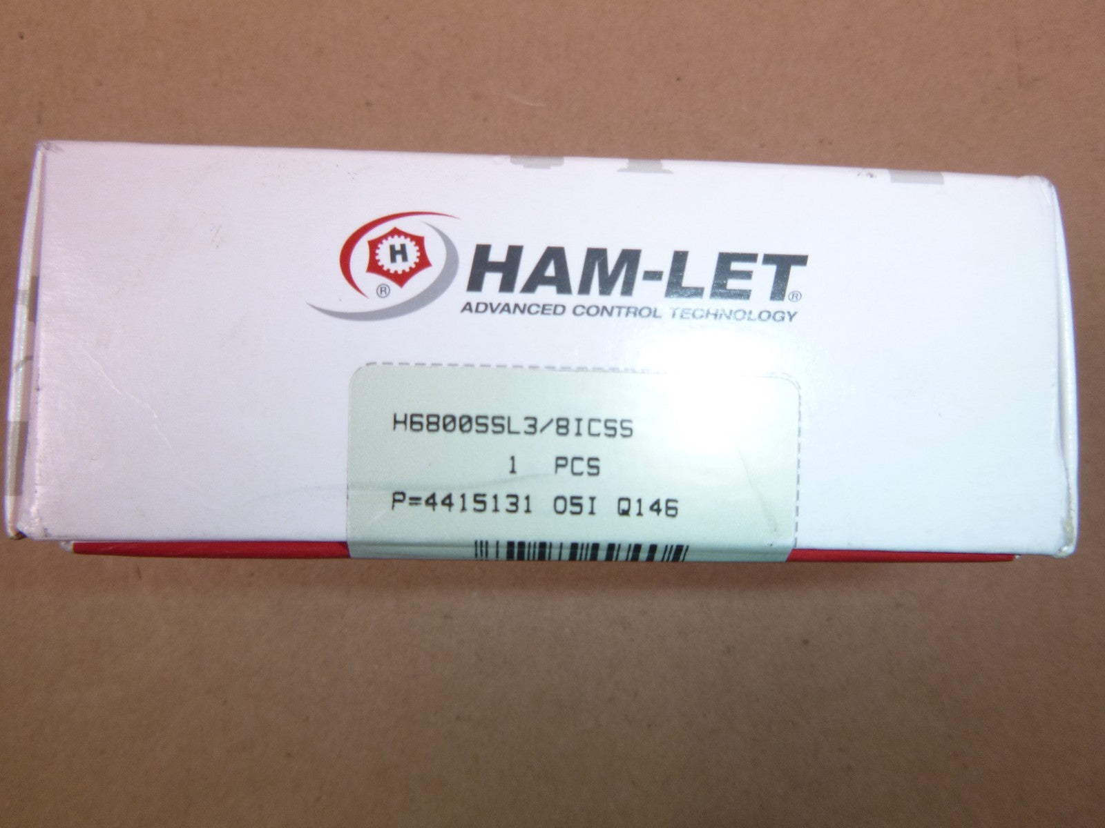 H6800SSL3/8ICSS HAM-LET 3 Piece 316 SS Ball Valve, 3/8" Let-Lok Tube Fitting | Industrial MRO Replacement Parts, Manufacturing Machine Parts & Components, Heavy Equipment Parts Supplier