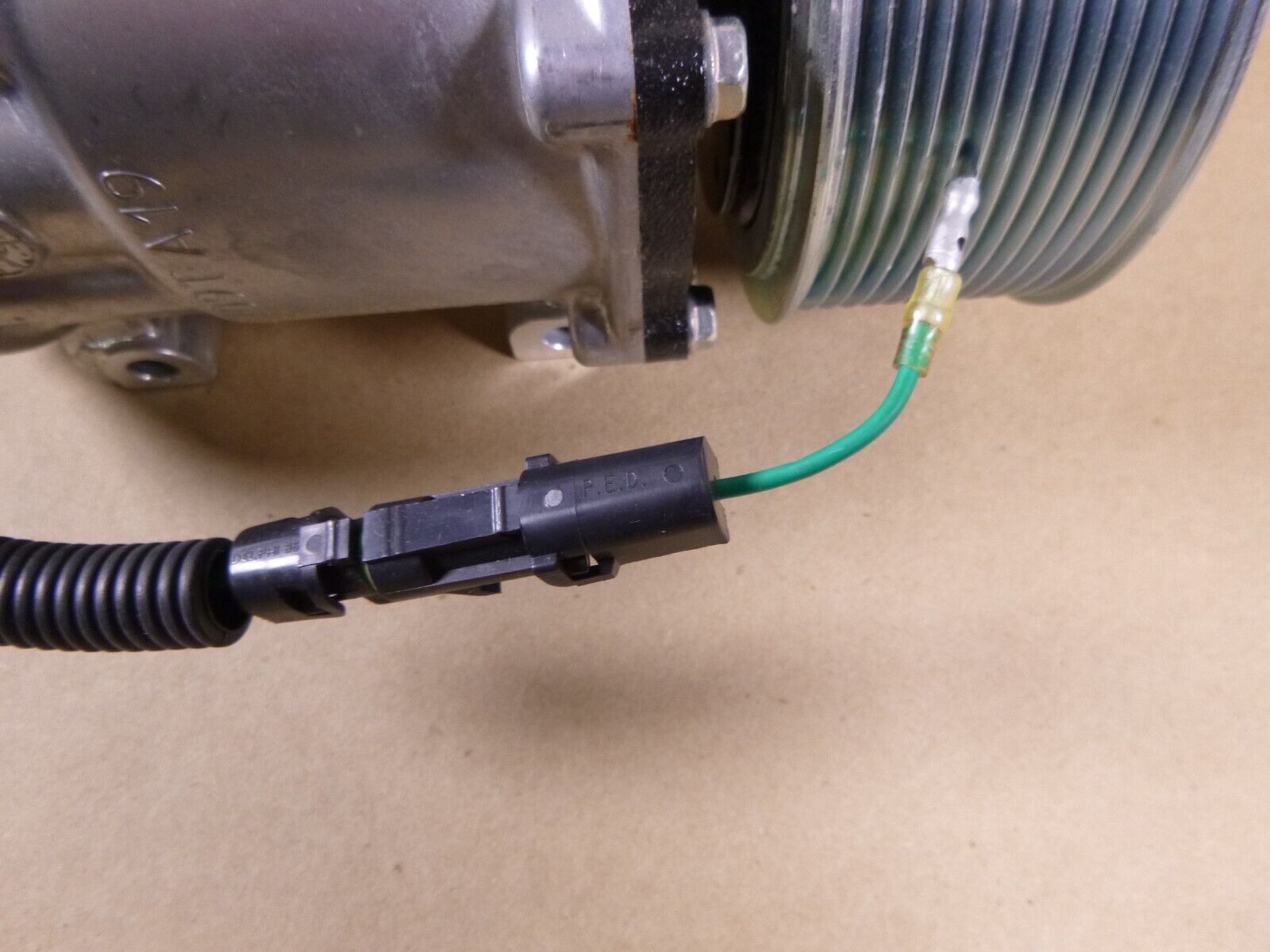 New Sanden SD7H15 AC Compressor U4051, 24 Volt 126mm Clutch, 12 Groove, R134a | Replacement Truck Parts, Trailer Accessories, Automobile Supplies, Car Parts & Accessories