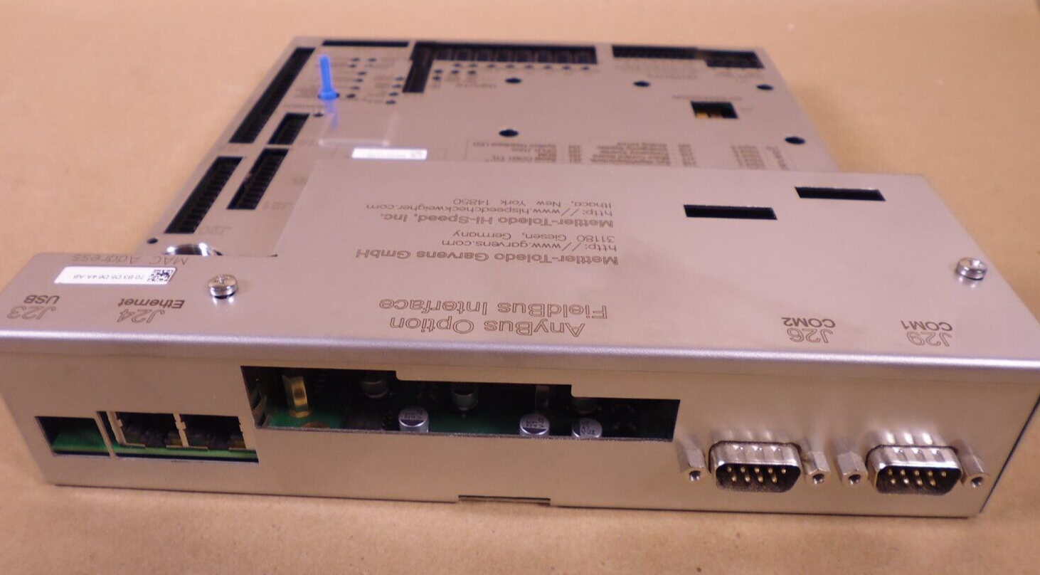 Mettler Toledo XRTC PCB 0066103415 A 1920 Anybus Module Fieldbus Interface | Electrical MRO Replacement Parts & Components and Commercial Electrical Supplies Company