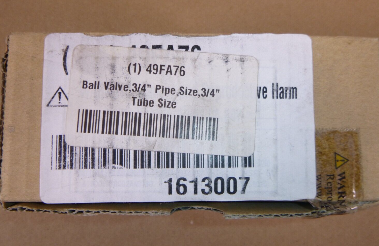 ASAHI 1613007, Manual Two-Way Ball Valve 3/4" CPVC 150 Psi Grainger P/N 49FA76 | Industrial MRO Replacement Parts, Manufacturing Machine Parts & Components, Heavy Equipment Parts Supplier