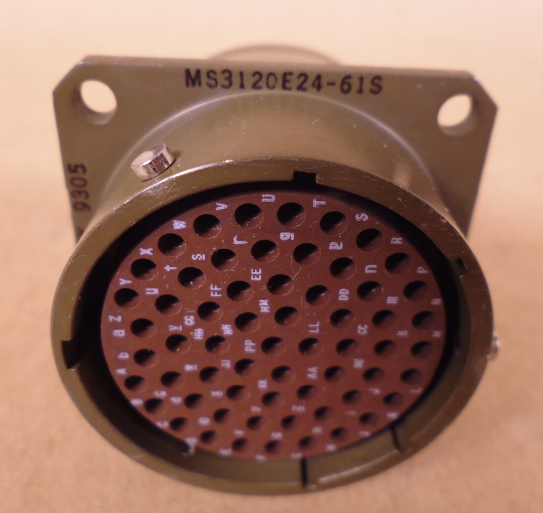 Matrix MS3120E24-61S Circular Mil Connector , Size 24, 24-61, 61-Position | Electrical MRO Replacement Parts & Components and Commercial Electrical Supplies Company