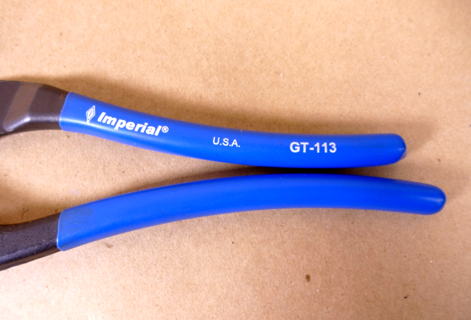 GT-113 Imperial Tools USA Blue Soft Grip Adjustable Soft Jaw Non Marring Pliers | Industrial MRO Tools and Replacement Industrial Equipment Components