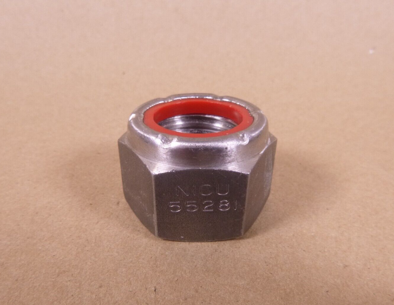 NiCu 1"-8 Nylon Insert Hex Lock Nut Nickle-Copper Monel Marine Duty Lock Nut | Industrial Replacement Nuts & Bolts Distributor and Machinery Screws & Fasteners Supply