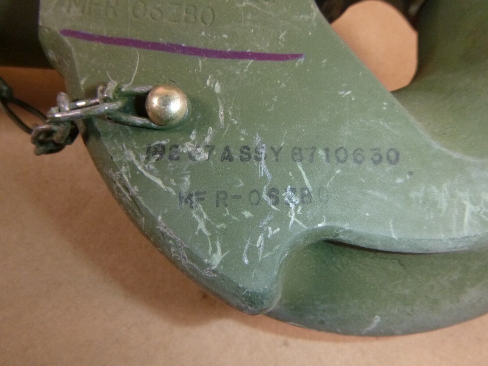USED USGI FMTV HEMTT TOW PINTLE ASSEMBLY 8710630, MS51117-1, 2540-00-047-3926 | Genuine FMTV Replacement Parts, LMTV Parts For Sale and Military Surplus Medium Tactical Vehicle Parts & Components