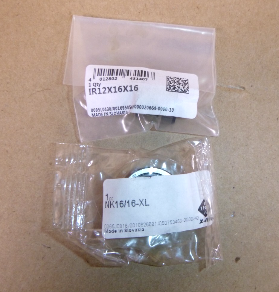 NK16/16-XL Needle Bearing With IR12X16X16 Inner Race INA Brand | Industrial MRO Replacement Parts, Manufacturing Machine Parts & Components, Heavy Equipment Parts Supplier