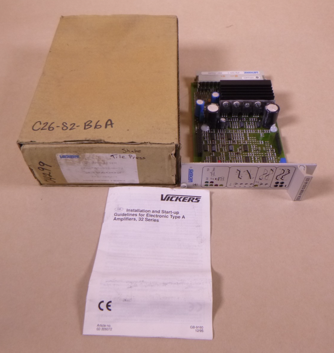 EATON VICKERS EEA-PAM-533-A-32 Amplifier Card Control Board 2326002 | Electrical MRO Replacement Parts & Components and Commercial Electrical Supplies Company