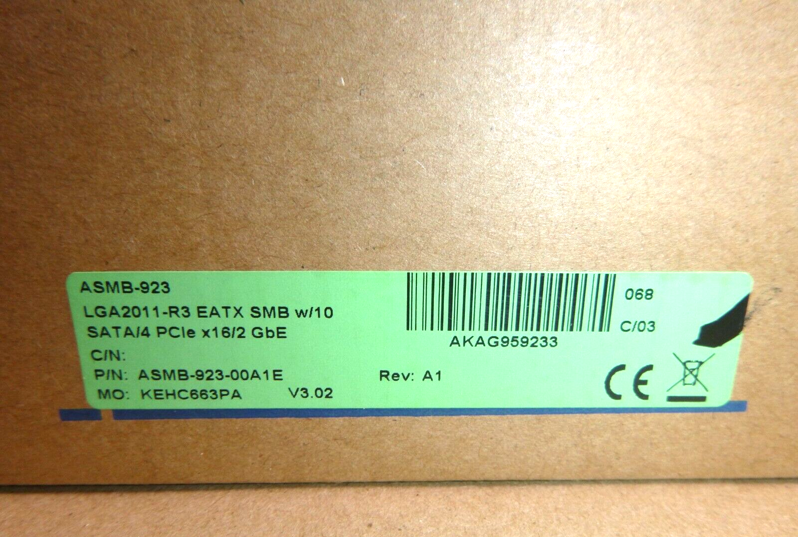 ASMB-923I-00A1E Advantech Board - LGA2011-R3 EATX SMB w/10 SATA/4 PCIe x16/2 GbE | Electrical MRO Replacement Parts & Components and Commercial Electrical Supplies Company