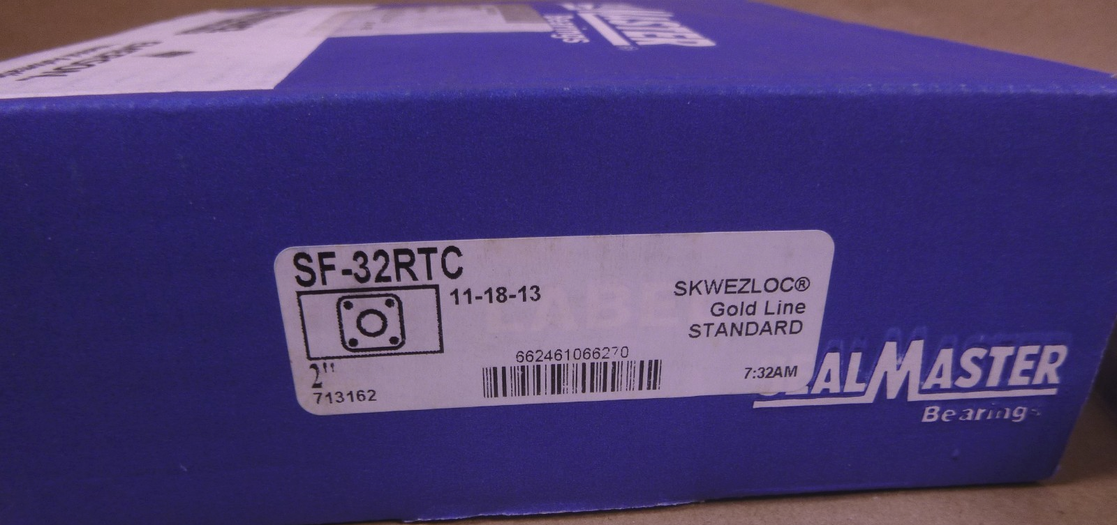 SF-32RTC Sealmaster 2" Inch Four Bolt HD Flange Mounted Bearing Concentric Lock | Industrial MRO Replacement Parts, Manufacturing Machine Parts & Components, Heavy Equipment Parts Supplier