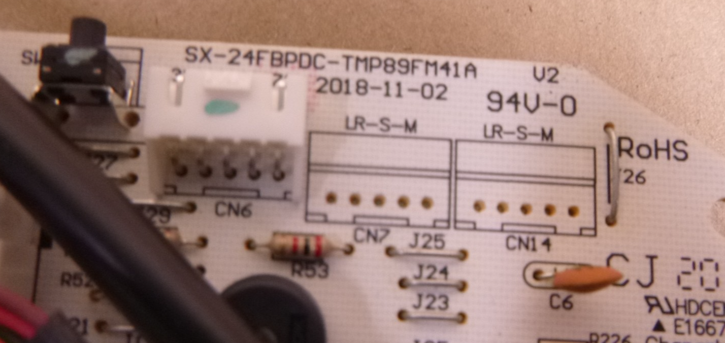*UNTESTED* Air Conditoner Board SX-24FBPDC-TMP89FM41A , 11329021000713 | Electrical MRO Replacement Parts & Components and Commercial Electrical Supplies Company