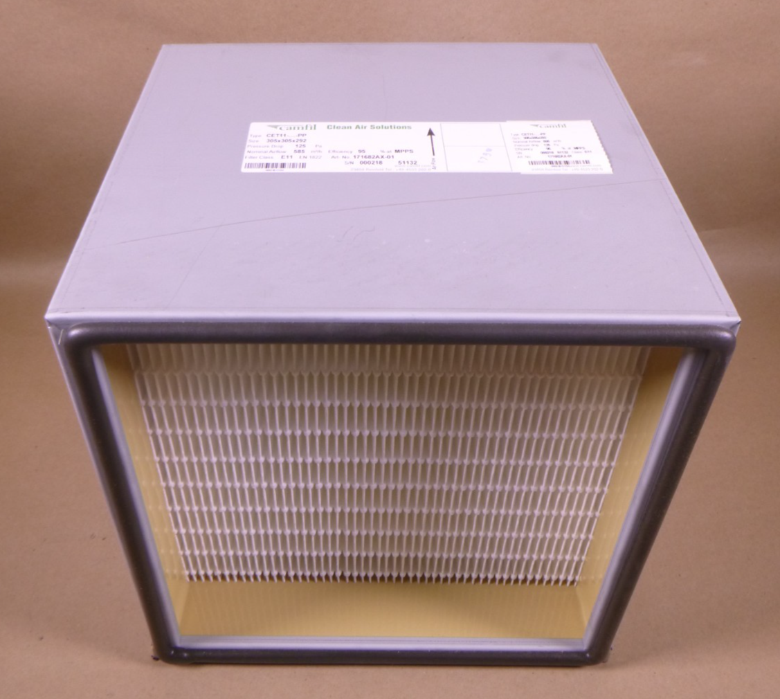 Camfil CET11 305x305x292 Clean Air Solutions Absolute CE Filter 125Pa 585m3/h | Industrial MRO Replacement Parts, Manufacturing Machine Parts & Components, Heavy Equipment Parts Supplier