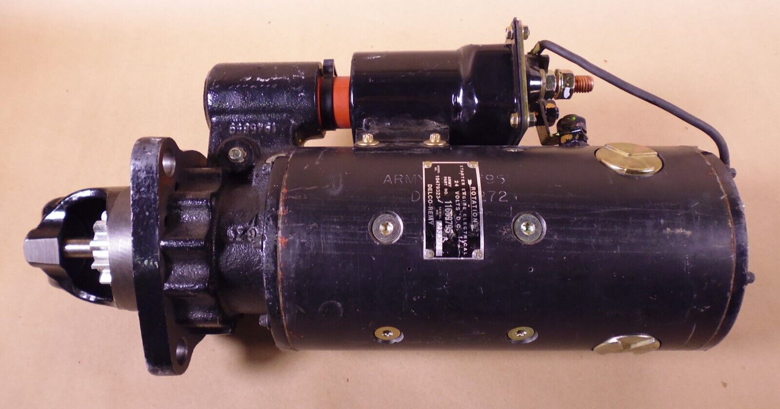 Delco-Remy HEMTT MK48 Starter 24v PN 11669795 Model 10479323 2920-01-139-3722 | Replacement Truck Parts, Trailer Accessories, Automobile Supplies, Car Parts & Accessories