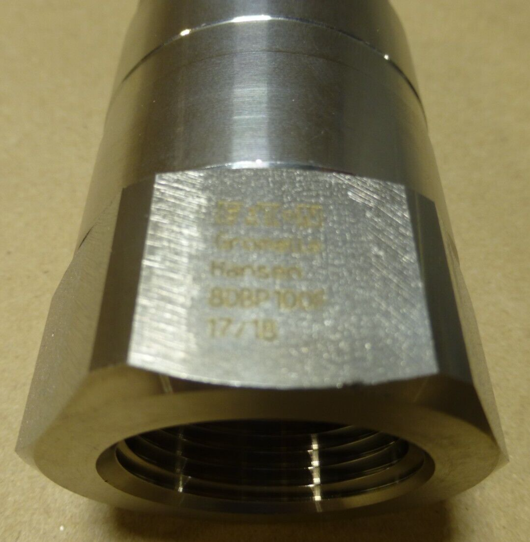 EATON HANSEN 8DBP100F 316 SS FLAT FACE DB SERIES QUICK DISCONNECT COUPLING | Industrial MRO Replacement Parts, Manufacturing Machine Parts & Components, Heavy Equipment Parts Supplier