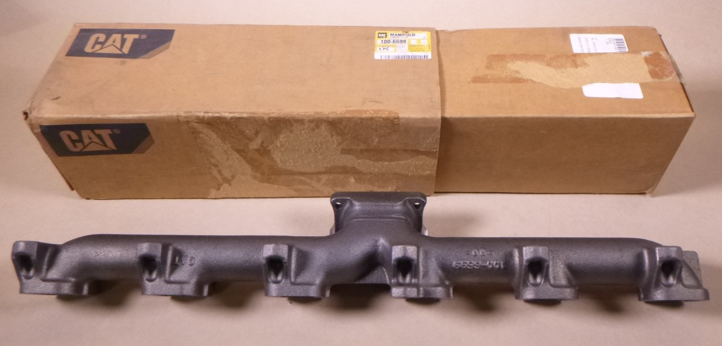 OEM CAT Caterpillar 100-6599 Exhaust Manifold For 3116 Engine
