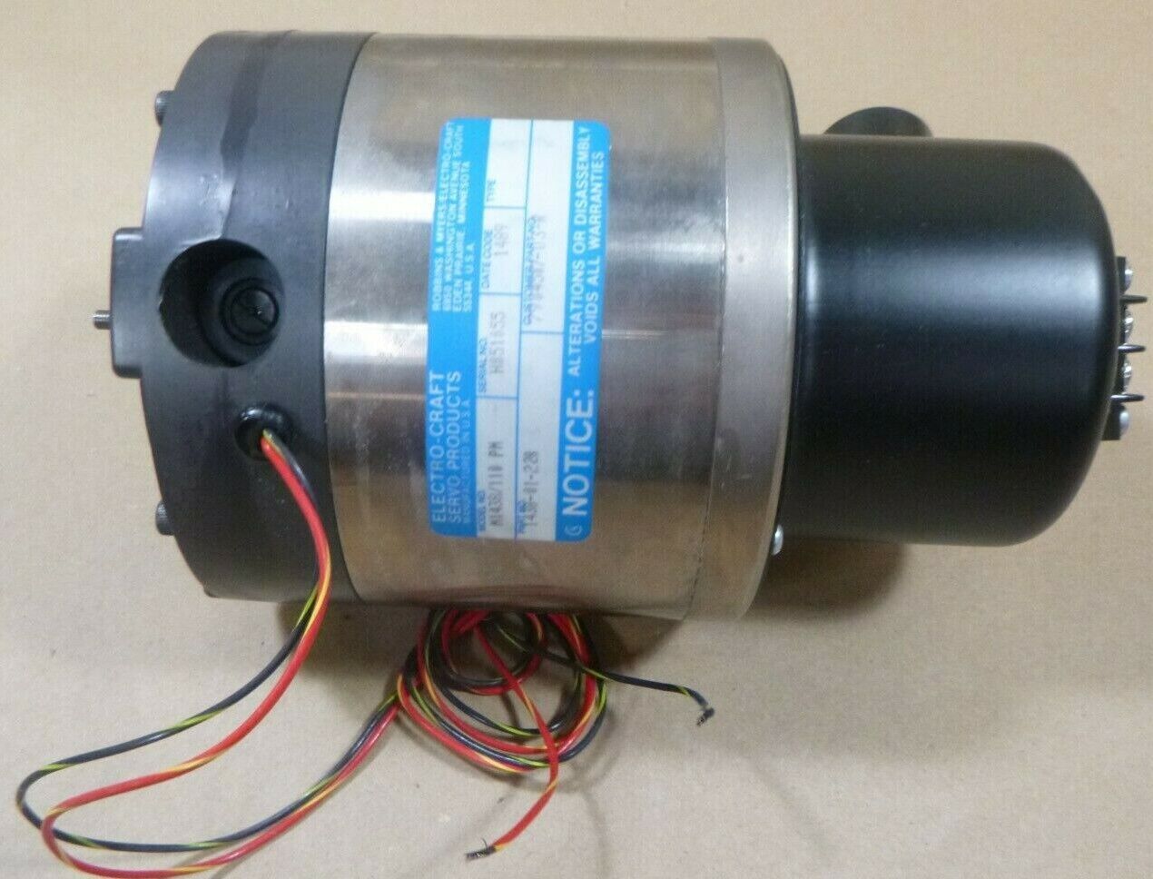 ELECTRO-CRAFT 1438-01-228 USA MOTOR TACHOMETER GENERATOR M1438/110 PM | Genuine MEP Generator Replacement Parts and Military Surplus Generator Parts
