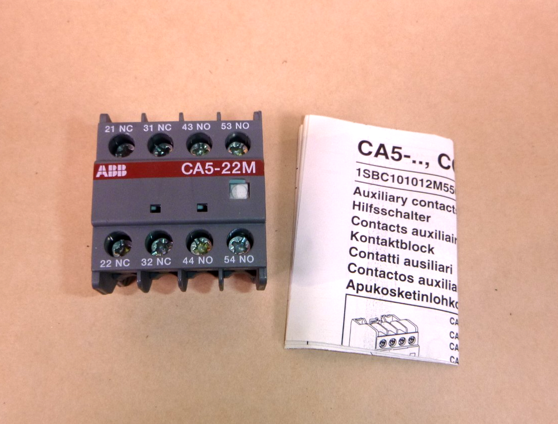 CA5-22M ABB Auxiliary Contact Block 4 Pole 1SBN010040R1122