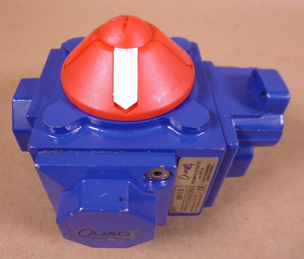 SVF QUAD4 Pneumatic Actuator Quad 4 QD15 120PSI | Industrial MRO Replacement Parts, Manufacturing Machine Parts & Components, Heavy Equipment Parts Supplier