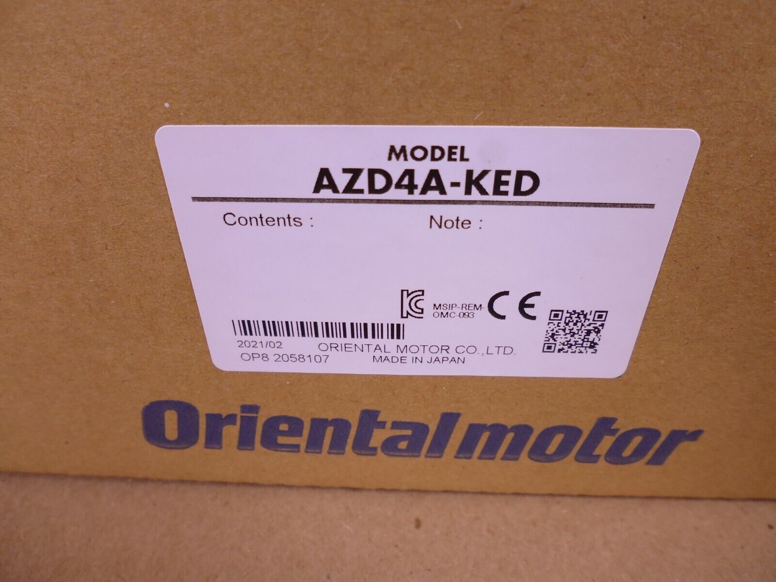 NEW Oriental Motor AZD4A-KED 4-Axis AZ Series EtherCAT Controller Driver 24/48V | Electrical MRO Replacement Parts & Components and Commercial Electrical Supplies Company