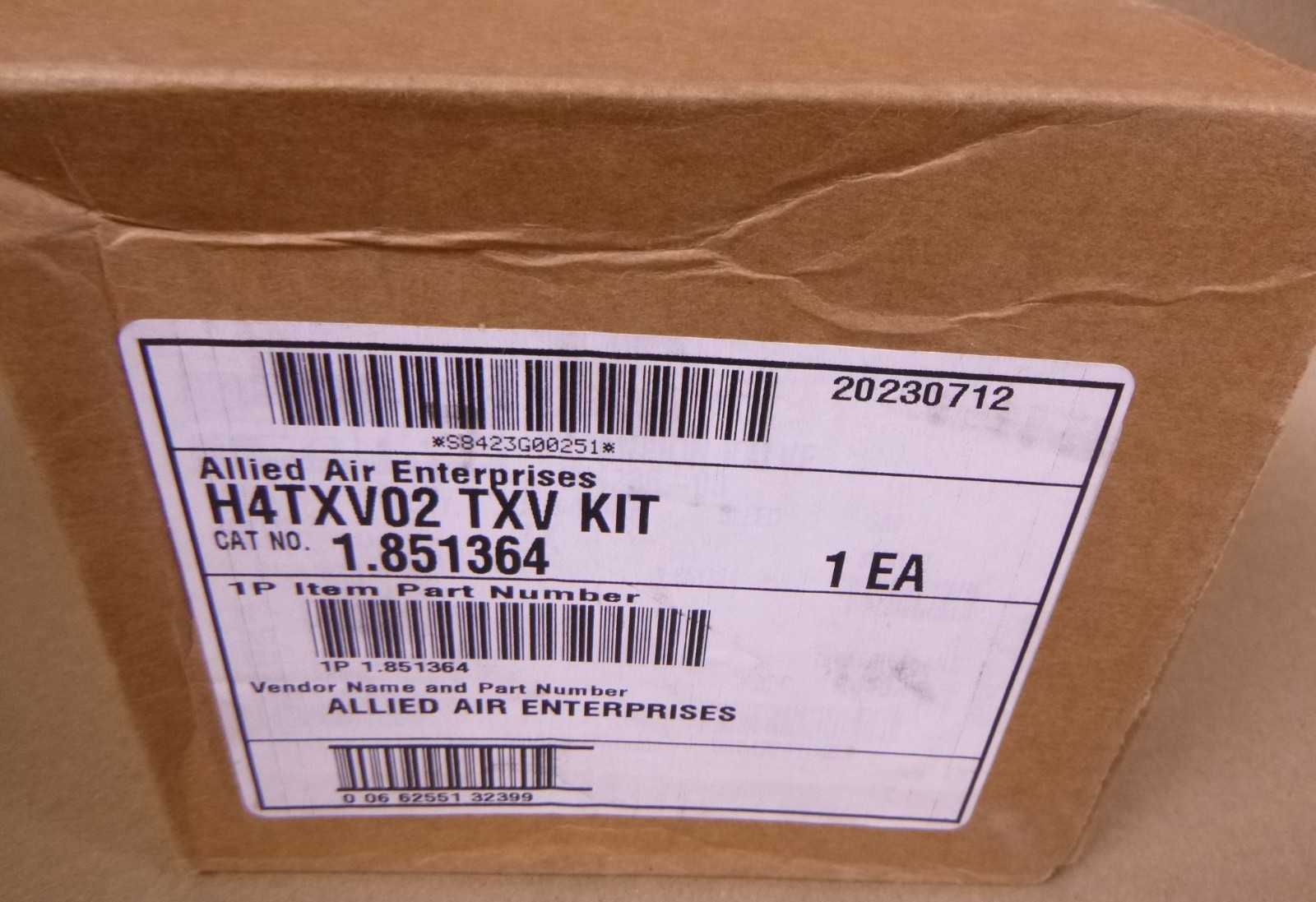 H4TXV02 TXV Kit Allied Air Enterprises 1.851364 Expansion Valve HXCE5ZX200R410A | Electrical MRO Replacement Parts & Components and Commercial Electrical Supplies Company