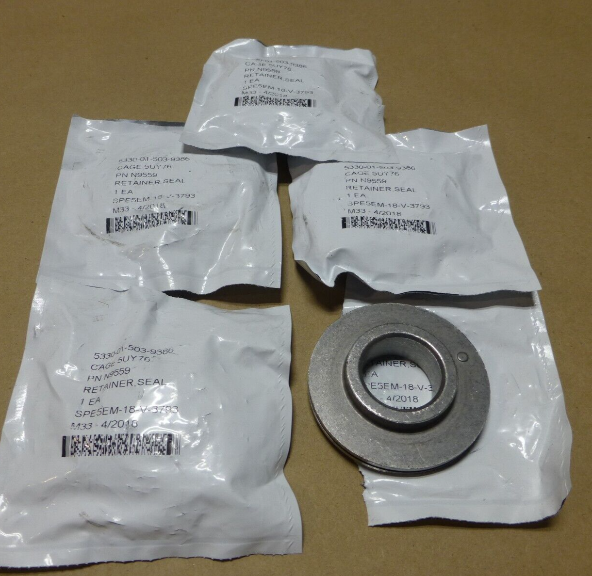 (5x) Niehoff N9559 Seal Retainer FMTV Maxxpro Mrap 8KP214 , 5330-01-503-9386 | Genuine FMTV Replacement Parts, LMTV Parts For Sale and Military Surplus Medium Tactical Vehicle Parts & Components