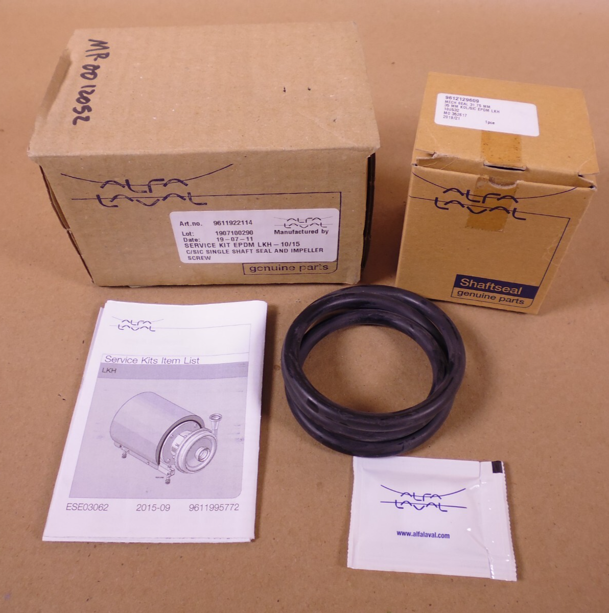 Alfa Laval 9611922114 Single Shaft Seal Service Kit For LKH-10/15 MISSING O-RING | Industrial MRO Replacement Parts, Manufacturing Machine Parts & Components, Heavy Equipment Parts Supplier