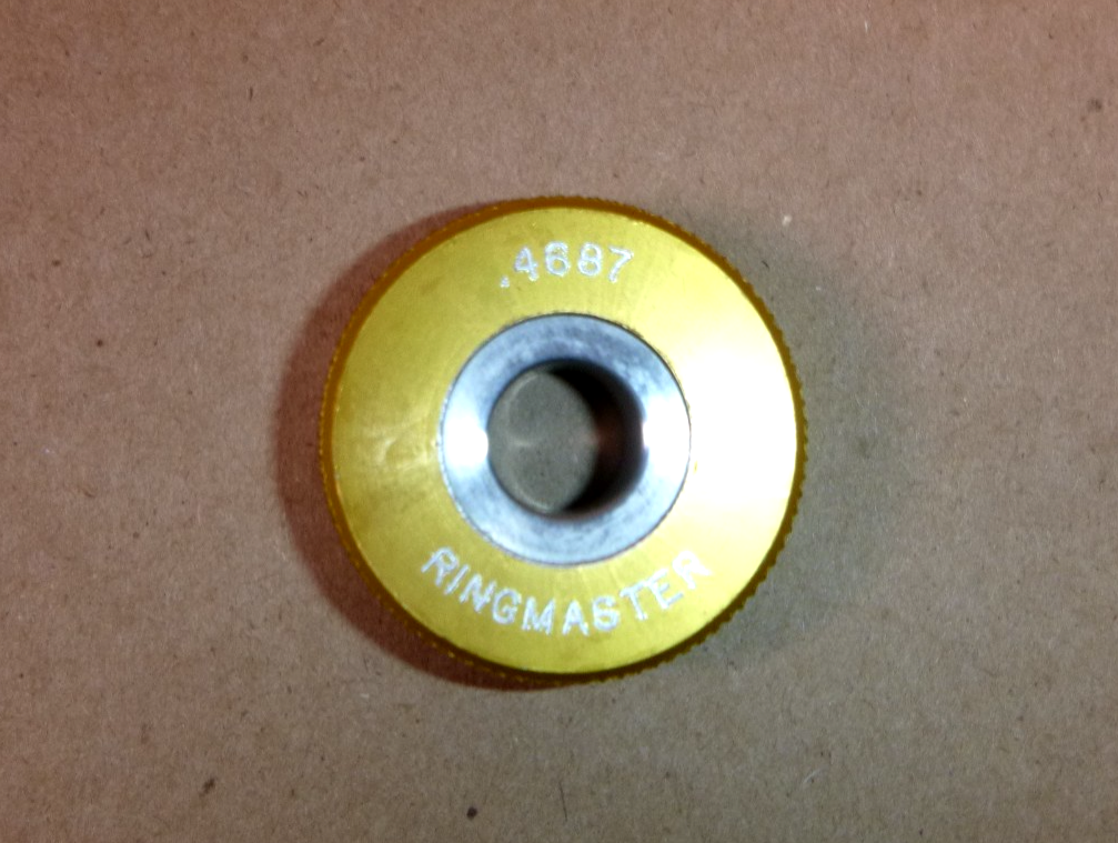 Ringmaster Master Setting Calibration Ring .4687 Micrometers / Bore Gauges | Industrial MRO Tools and Replacement Industrial Equipment Components
