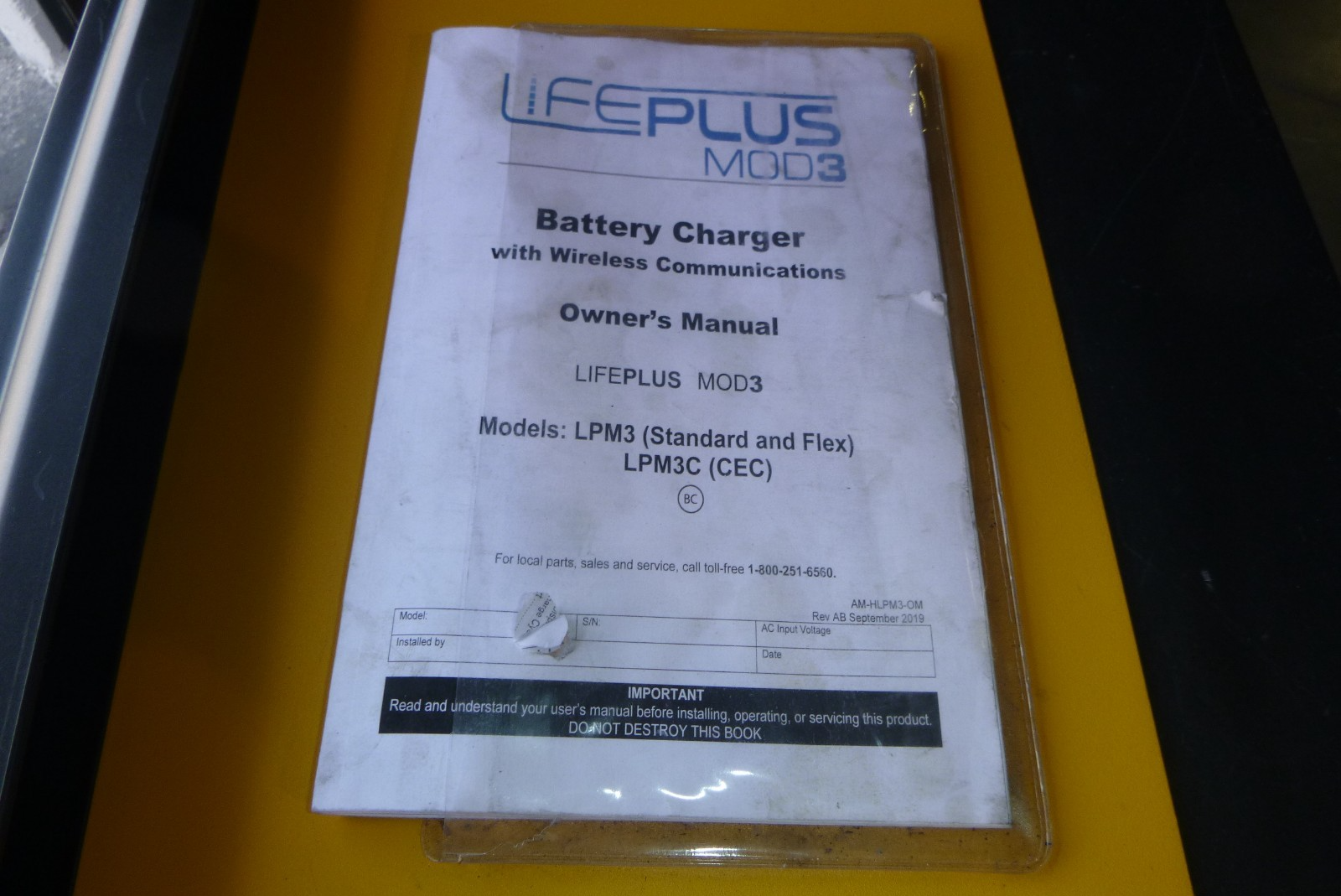 USED LPM3-48F-200G Hawker Life Plus 24/36/48 Volt Forklift Battery Charger 1500ah | Electrical MRO Replacement Parts & Components and Commercial Electrical Supplies Company