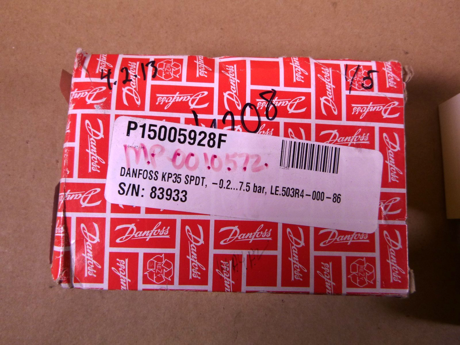 Steris 316 SS Tri Clamp Pressure Switch P15005928F, LE.503R4-000-86 Lyth 83933 | Electrical MRO Replacement Parts & Components and Commercial Electrical Supplies Company