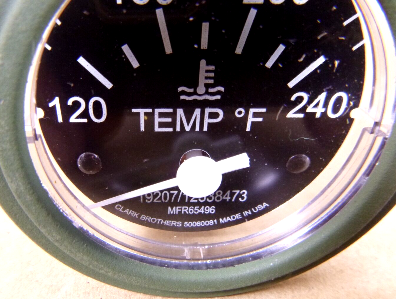 USGI M998 M939 FMTV Temperature Gauge 12338473, 6685-01-180-9037, Clark Bros USA | Genuine HMMWV Replacement Parts and Military Surplus Humvee Parts & Accessories