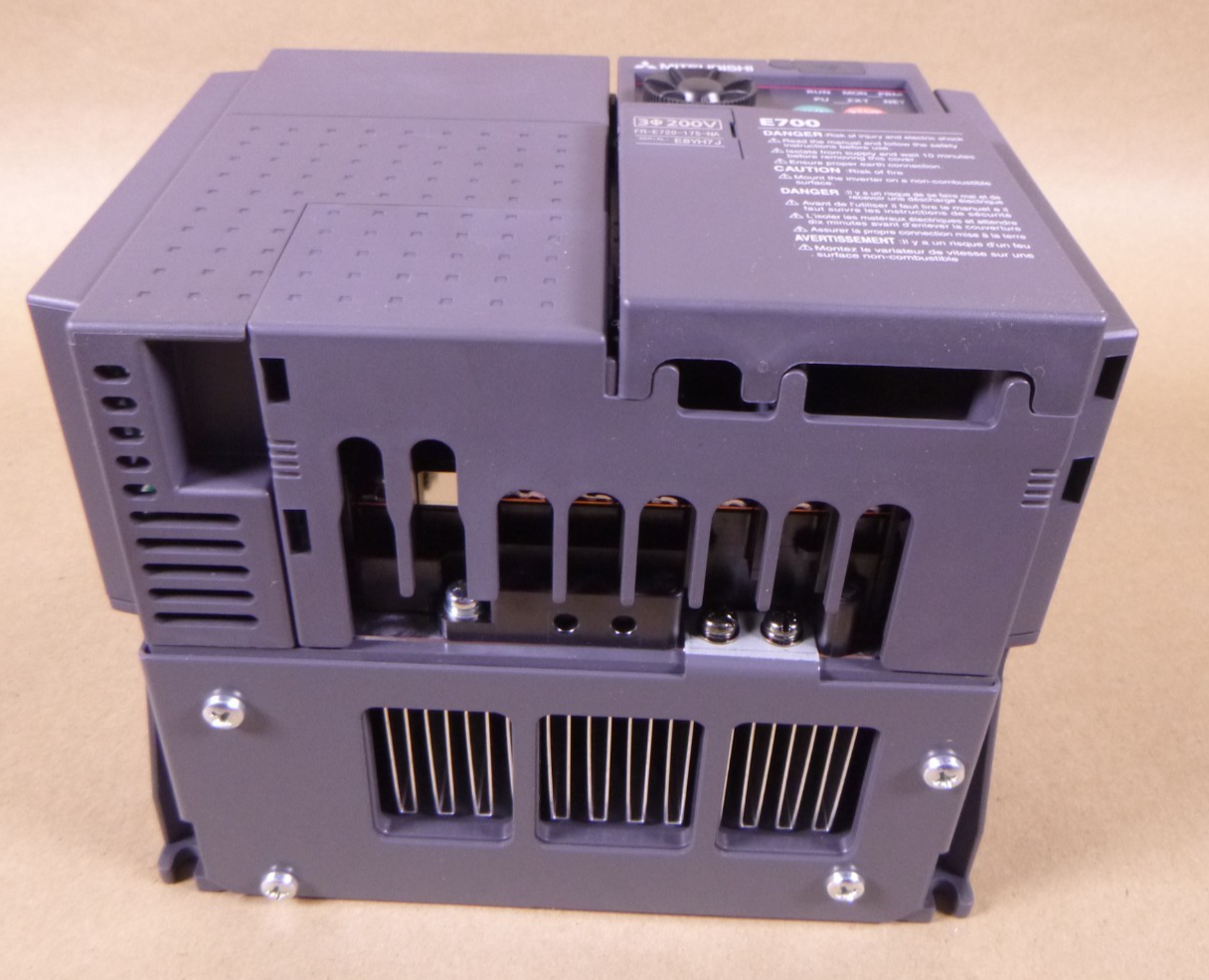 FR-E720-175-NA Mitsubishi E700 Series Inverter 5HP 200-240VAC 3PH | Electrical MRO Replacement Parts & Components and Commercial Electrical Supplies Company