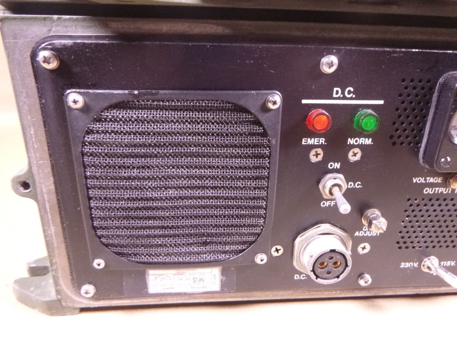 USED PP-6224B/U Astra Products Tactical Power Supply 24V USGI , 6130-01-223-0267 | Industrial MRO Replacement Parts, Manufacturing Machine Parts & Components, Heavy Equipment Parts Supplier
