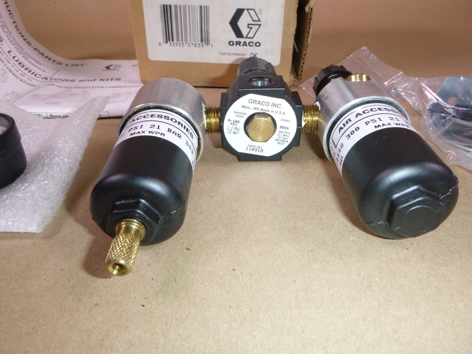 GRACO 110149 – Air Line Filter / Regulator / Lubricator | Industrial MRO Replacement Parts, Manufacturing Machine Parts & Components, Heavy Equipment Parts Supplier