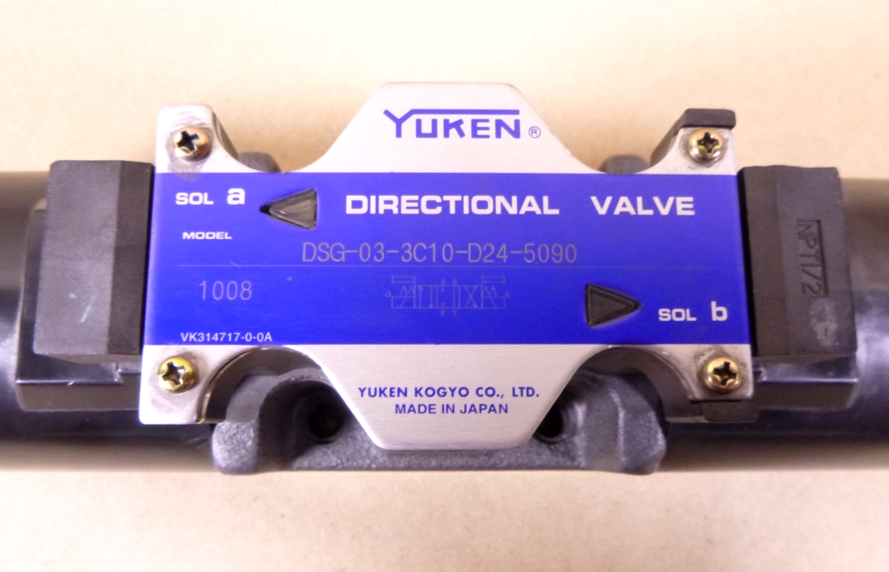 DSG-03-3C10-D24-5090 YUKEN Directional Valve Solenoid Operated | Electrical MRO Replacement Parts & Components and Commercial Electrical Supplies Company