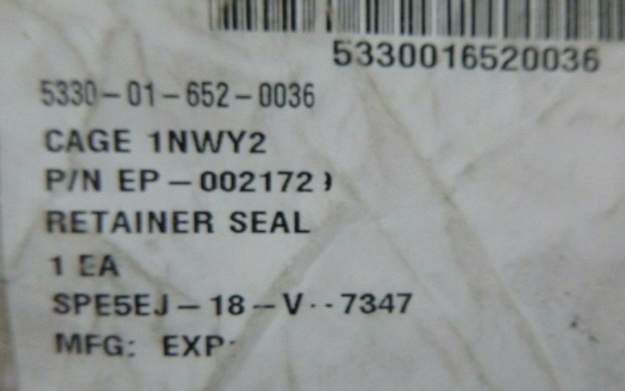 KALMAR EP-0021729 SEAL RETAINER FOR RT240 RTCH HANDLER , 5330-01-652-0036 | Industrial Tractor Parts Supplier and Surplus Tractor Parts & Accessories